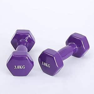 Vinyl Iron Dumbbell 3 Kg Per Piece