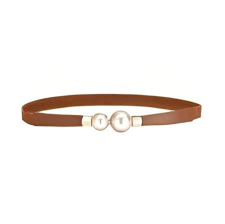 Comfort Waist Belt - Adjustable Elastic Dress Belt Featuring Metal Hook Buckle for Women’s Daily Elegance
