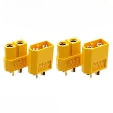 Feeshaa 2 Pairs XT60 XT-60 Male Female XT60 Bullet Connectors Plugs T Plug For RC Lipo Battery Rc Drone Airplane Car Accessories