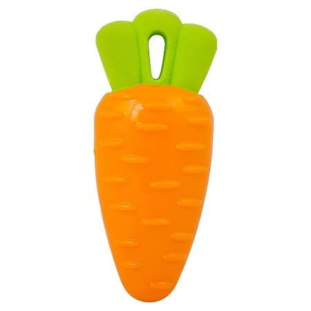PSK PET MART Squeaky/Toy thermoplastic Rubber Toy for Rabbits Dog and Cats Orange Color(Pack of 1 pcs)