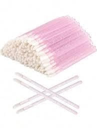Disposable lip brush set for applying lip gloss and professional makeup tools (100PCS)