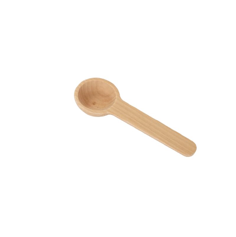 Next Store 6 Piece Wooden Spoon Set Eco-Friendly Small Measuring Spoons for Spices Tea Coffee Sugar Honey Practical and Beautiful Design for Home Kitchen