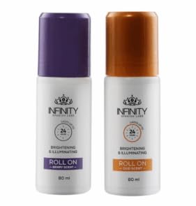 Infinity Deodorant Roll-On Berry + Oud Scent 80ml per one Offer 1+1