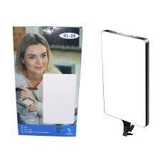 LED Ring Light Soft Light, Ring Light with Remote Control, Soft Light and Continuous Adjustment, Non-Slip Design Studio Lights for YouTube, Flowing Makeup Artist, TikTok (RL-24)