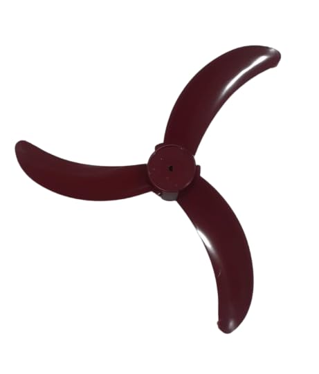 Plastic Fan Blade 3 Blade – Practical Replacement for Household Ventilation Fan Parts – Streamlined Design for Powerful Quiet Air Distribution