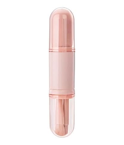 Makeup Brush - Portable 4-in-1 Travel Set with Eye Shadow and Face Blending Tools Available in Multiple Vibrant Colors for Professional Daily Use (piece-1)