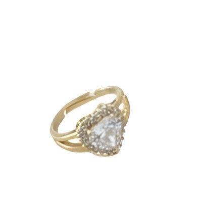 Gold Plated Jewelry - Premium 14k gold plated rings featuring simulated gemstones and cubic zirconia. Adjustable size and non-tarnish finish for lasting beauty.
