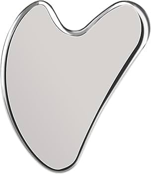 Gua Sha Facial Stainless Steel for Skin Firming Reducing Puffiness & Improving Blood Circulation