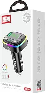 Erldom M104 Bluetooth Car Kit Handsfree Car MP3 FM Transmitter Dual USB Music Player Support Micro SD Card 1GB-32G