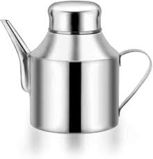 Stainless Steel Teapot, Silver, 11 oz, with Handle and Spout, Dollar Housewares Import Dollar Houseware