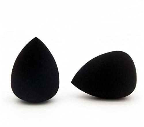 Black 2PCS Makeup Puff Water Drop Soft Beauty Sponge Foundation Blender Blending Puff Powder Smooth Beauty Cosmetic Tool Kits setco2824
