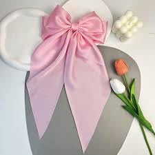 ECIF Hair Bow (Light Pink 2 Bows, Large)