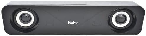 Speaker for Personal computer and Laptop, Wired USB and Audio Jack, Soundbar style, Powerful sound and Durable material & Compact Design, Universal Compatibility - Point PT-350