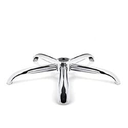 Sytopia Office Chair Base, 28 Inch Office Chair Base Replacement with Reinforced Metal Legs (2200Lbs), Chair Bottom Part for Most Chairs, Universal Gas Cylinder and Caster Sockets (Silver)