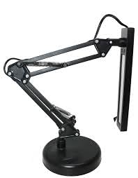 Metal LED Desk Lamp, Flexible Arm with Mounting Clamp, 3 Light Temperatures, Black