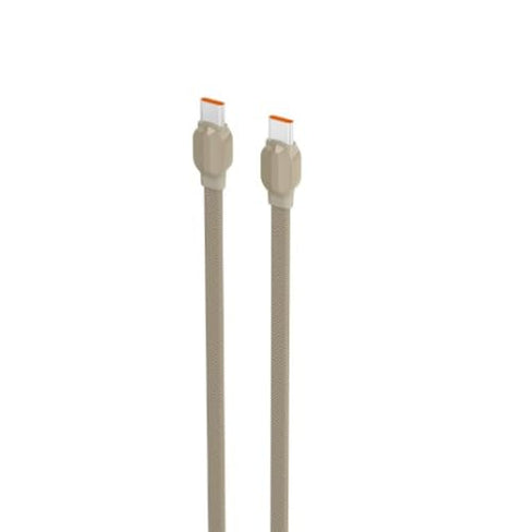 LDNIO LC212C Type-C to Type-C 65W Fast Charging Cable – 2M Durable Extension Cord for Smartphones, Tablets & Laptops – Gold