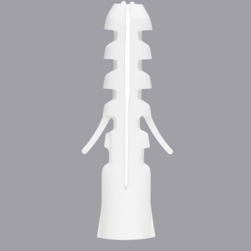 Fisher plastic 8 mm white color (10pcs).
