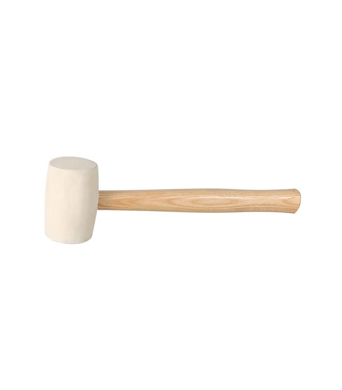 UYUS TOOLSMag16M Rubber Mallet - Wood Handle 16Oz -Light Beige