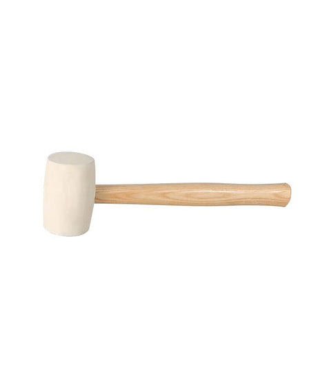 UYUS TOOLSMag16M Rubber Mallet - Wood Handle 16Oz -Light Beige
