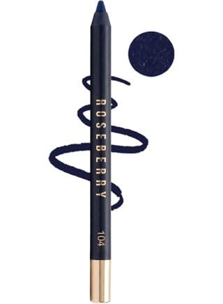 Rose berry Eyeliner Pencil, Navy Blue, Shade 104, Smooth Application, Eye Makeup