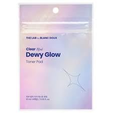 THE LAB by BLANC DOUX Clear Hyal Dewy Glow Toner Pad, Korean Skincare, for All Skin Types
