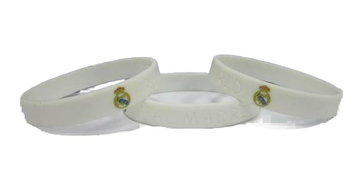 Madrid 1 Pc Premium Rubber Wristband Bracelet - Red - No Metal Type - Jewelry - Bracelet