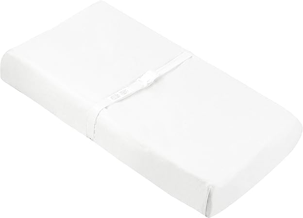 Moro Moro 3 Kushies Changing Pad Cover with Seat Straps, 100% Soft Cotton Flannel Fabric, Made in Canada, White