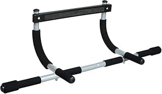 SMART FIT ® Wall Pull Up Bar Wall Mounted Pull Up Bar Fitness Trainer Pull Up Portable Wall Mounted Exercise Equipment for Home Fitness