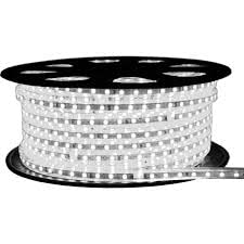 LED Light Up Rope - White Light - Waterproof Tape - White LED Strip (15m)