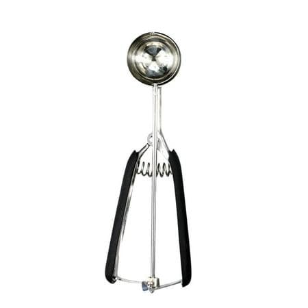 Ice Cream Scoop - Premium Stainless Steel Spring Loaded Mechanism for Perfect Spheres, Durable Ergonomic Handle for Home Kitchens, Restaurants, and Professional Dessert Shops, Easy to Clean