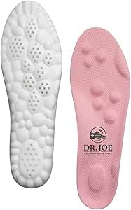 Orthopedic Insole - Premium medical arch support insoles available in multiple vibrant colors and various sizes suitable for both men and women ensuring maximum comfort. (Pink 1, Women (37-41))