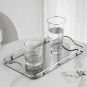 Stainless Steel Serving Trays 2 Trays (silver)