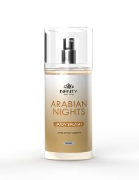Infinity Clinic Pharma Body Splash, Arabian Nights, Unisex, Liquid Spray, 150ml/250ml, Fresh Fragrance, Daily Use Body Mist