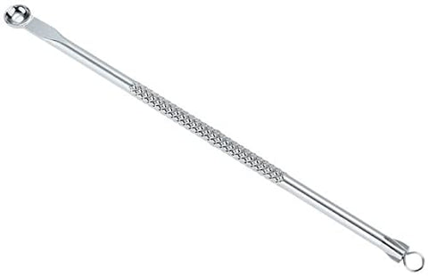 one year warranty_Stainless Blackhead Comedone Facial Acne Cleaner Double Ends Stainless Steel Pimple Blackhead Remover Acne Extractor Remover Tool Safety Tool09885713