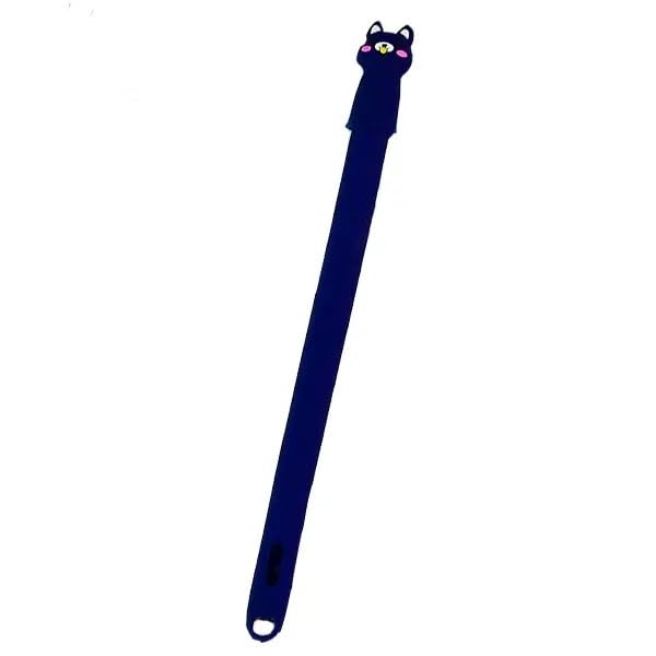 Coteetci (1-A) Pencil 1 Silicone Cover, Stylus Kitty Cartoon Pen Case Sleeve For Apple Pencil 1 - BLUE