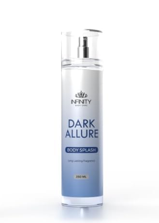 Infinity Clinic Pharma Body Splash, Dark Allure, Unisex, Liquid, 250ml, Fresh Fragrance
