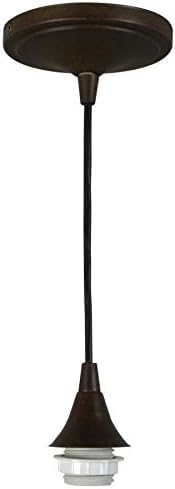 File Folder with Bronze Small Pendant 5.125", Ceramic (mishkah lighting)