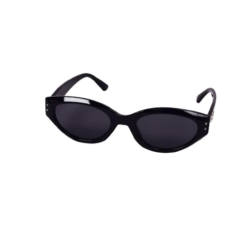 sg698 Elegant Black Cat-Eye Sunglasses, UV Protection
