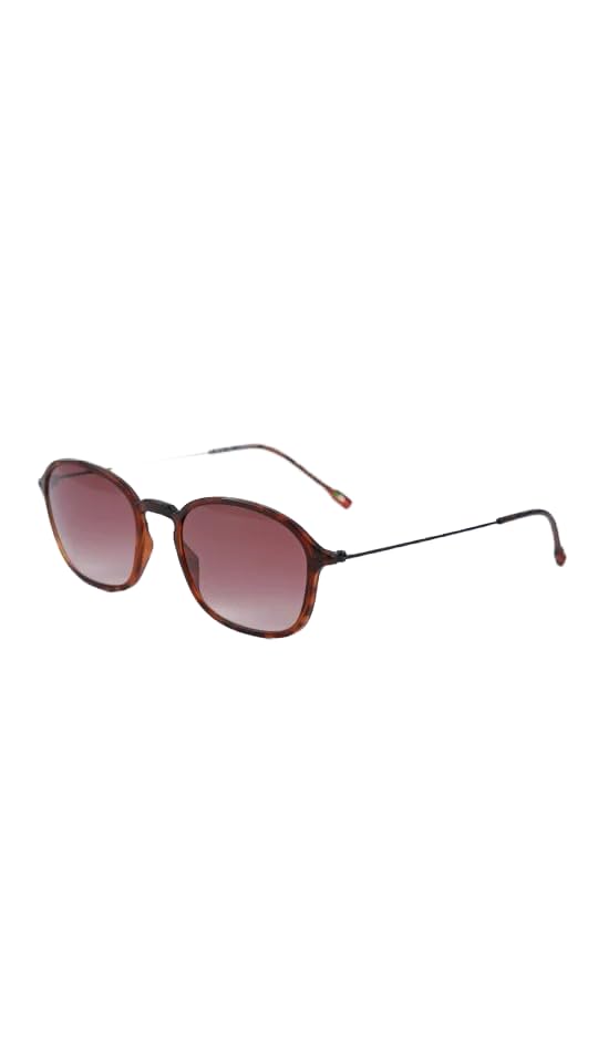 WEST Square Sunglasses For Unisex, Bromn Frame, Dark Brown Lens