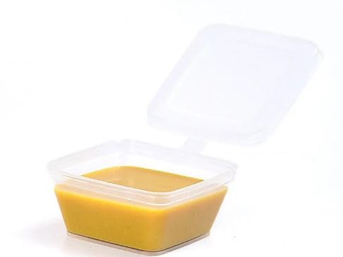 Mini 30ml Clear Plastic Sauce Containers, Disposable Microwave Cups for Samples and Seasoning, Pack of 50