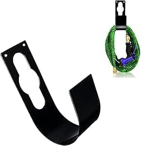 MySouq-Store Garden Hose Hanger Wall Mount Heavy Duty Hose Holder Hook Fit to 50Ft 75Ft Expandable Hose - Made By MySouqEg Store (1, one size)