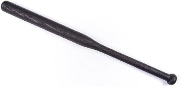 Wood Baseball Bat - Solid - Black - 750 gram - 80 cm