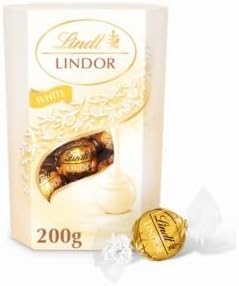 Lindtt Lindor White Chocolate Tr41uffles Box 200g