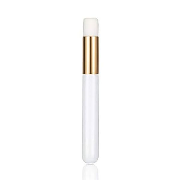 Lash Shampoo Deep Cleaning Brush – Soft Bristle Eyelash Cleanser Tool for Extensions, Nose Pore Cleansing Brush, Facial Cleaning & Exfoliating Brush for Blackheads, Gentle Skin Care Tool(White)