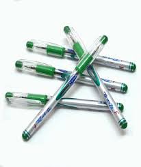 Prima Bronzo Fine Point Green Pen Set, 10 Pens - Original