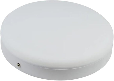 LED Ceiling Light 40W White Light 6500K - Plastic 23cm Mounting Diameter - Outdoor (White)