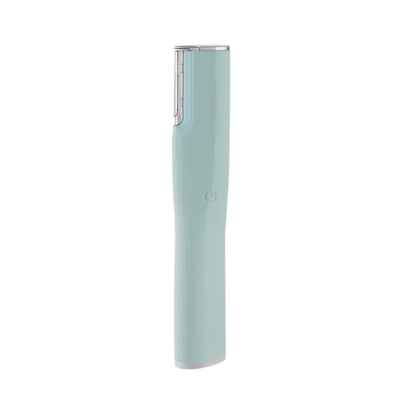 Facial Hair Remover, Ultrasonic Shaver, 2-Speed Electric Body Hair Trimmer for Face, Arms, Legs and Bikini Line, Portable Smooth Finish, LY-T01-A (Light Green)