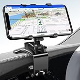 Car Phone Holder, 3-in-1 Multi-Function Mount for 4-7 Inch Smartphones, 360° Rotation & 180° Tilt, Compatible with iPhone, Samsung, Google Pixel and More