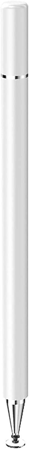Stylus Pens for iPad Pencil Capacitive Pen High Sensitivity Fine Point Magnetism Cover Cap Universal for Apple/iPhone/Ipad pro/Mini/Air/Android/Microsoft/Surface and Other Touch Screens (White)