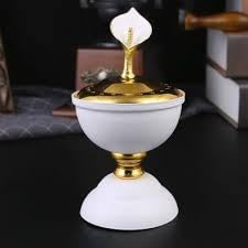 Art Incense Burner, Platinum Sandalwood Cone Incense Burner, Air Purifier Incense Burner, Table Craft Decoration, Suitable for Daily Use